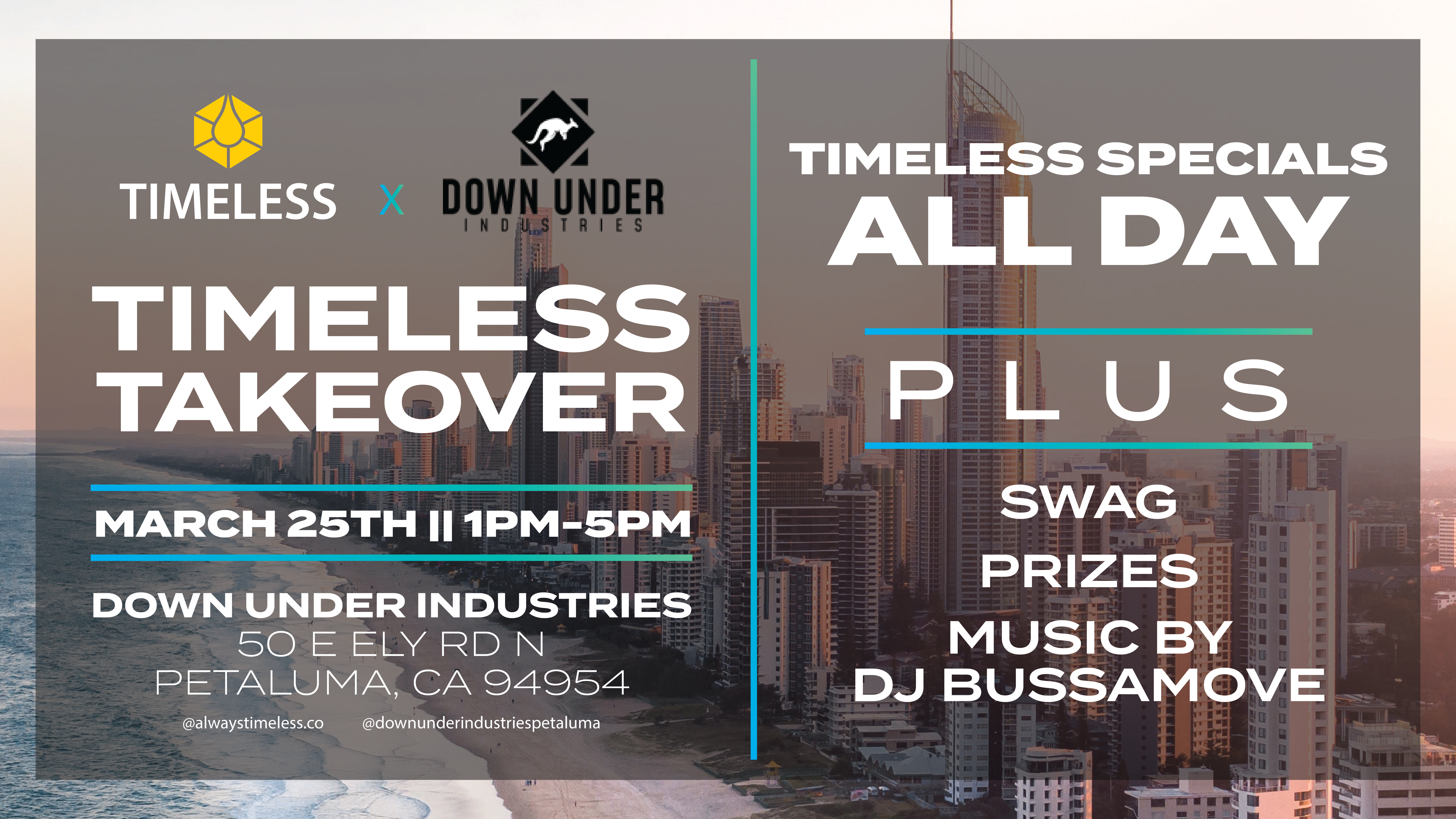 TIMELESS TAKEOVER DAY